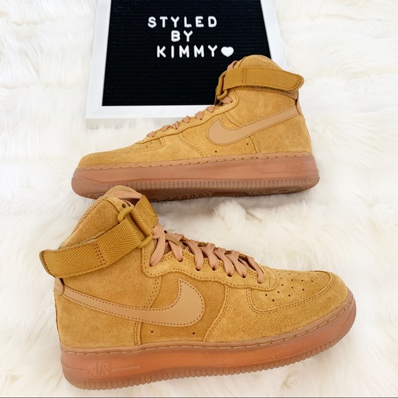 NIKE Air Force 1 High Top Sneakers Shoes New - Picture 6 of 7